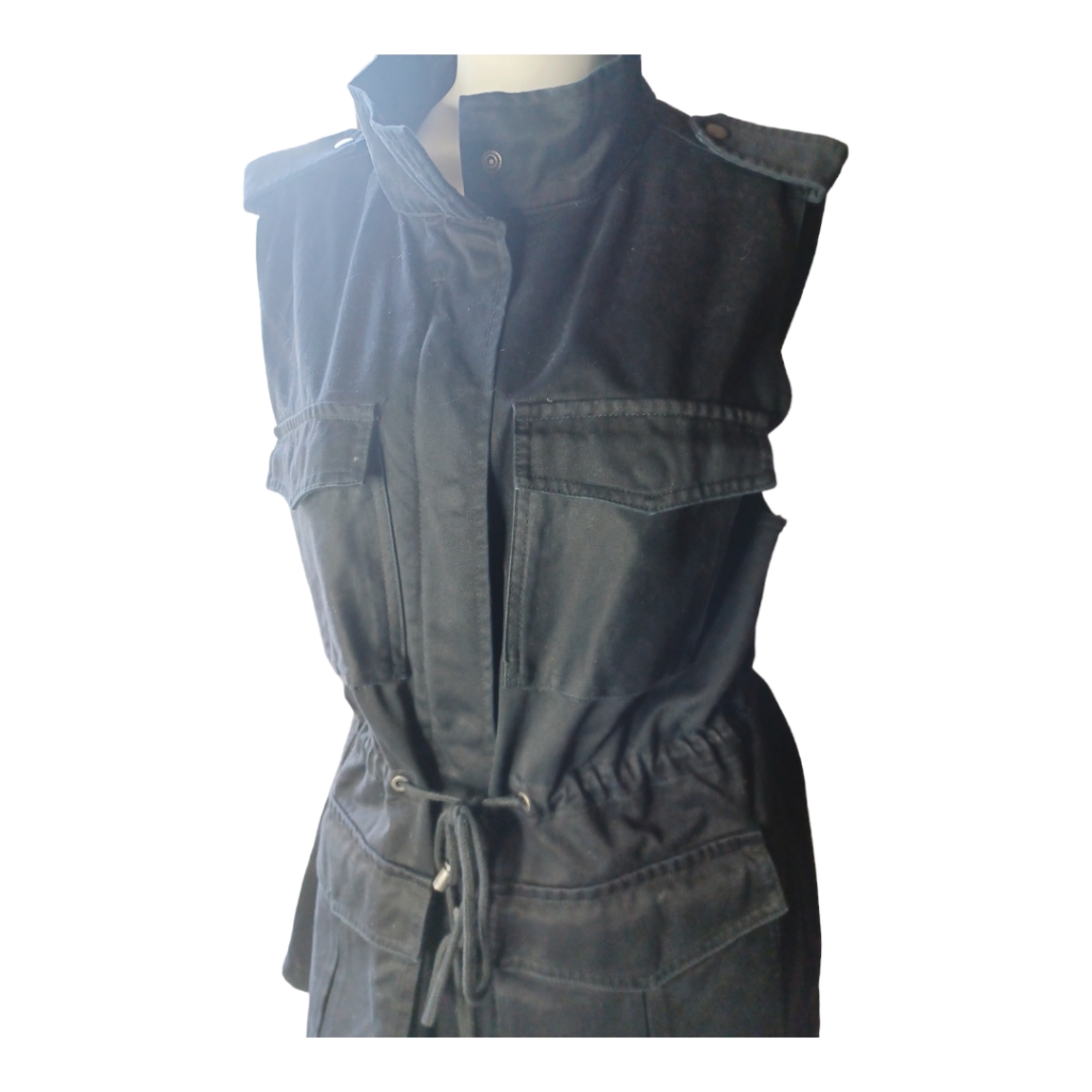 Tallulah Military Cotton Vest Large